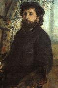 Portrait of Claude Monet renoir